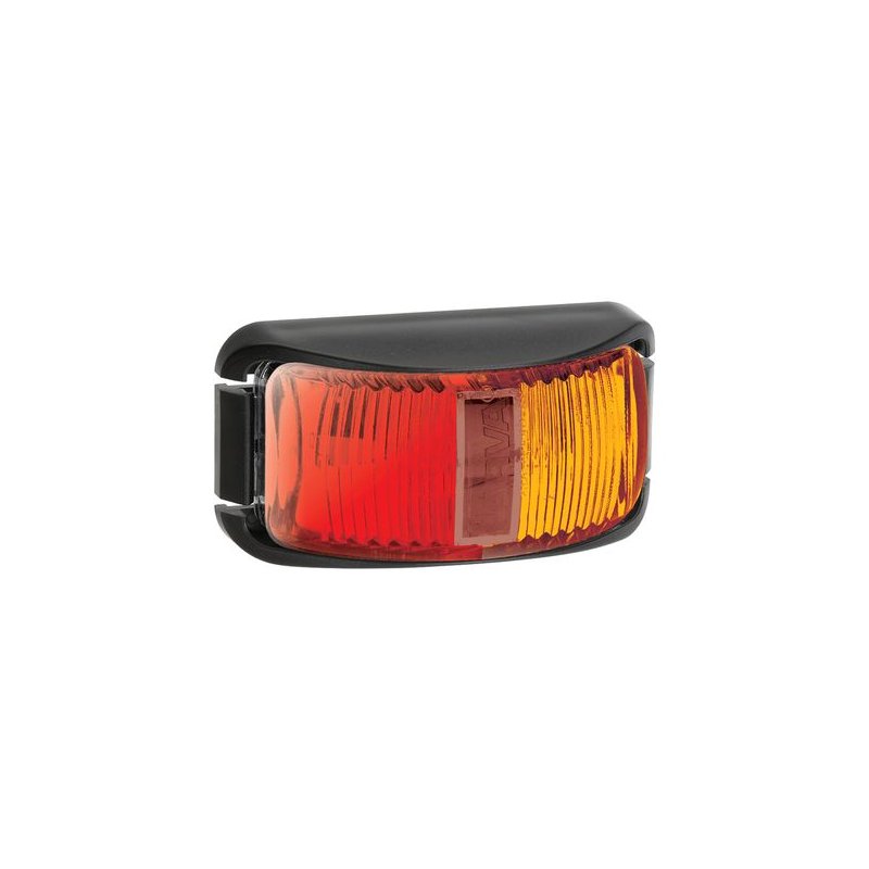 9-33 Volt Model 16 LED Side Marker Lamp (Red/Amber) Narva 91602BL For Trailer