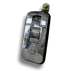 Chrome Push Button Lock