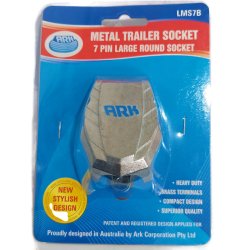 7 Pin Large Round Metal Socket For Trailer