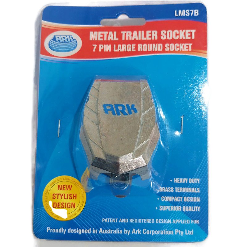 7 Pin Large Round Metal Socket For Trailer