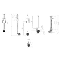 Ark 'A' Frame Drawbar Jockey Wheel