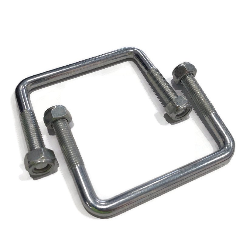 Jockey Wheel Mounting U-Bolts to Suit 100mm x 50mm Drawbar for trailer