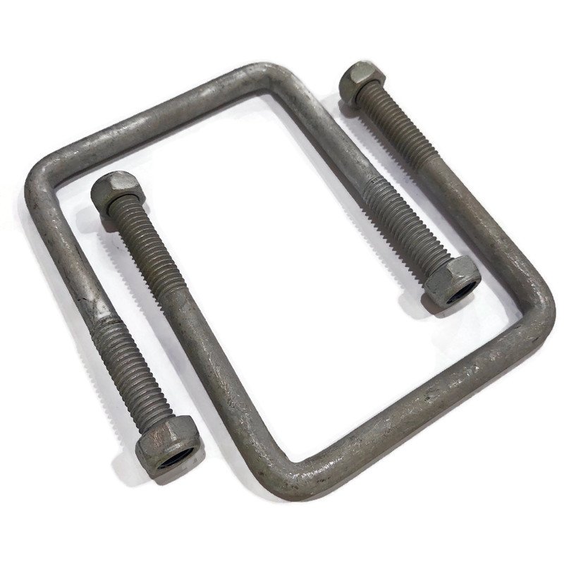 Trailer Winch Mounting U-Bolts to Suit 100mm x 100mm Drawbar for trailer