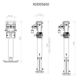 Ark XO Corner Steady for trailer