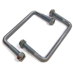 Jockey Wheel Mounting U-Bolts to Suit 150mm x 50mm Drawbar for trailer