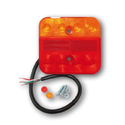 Ark LED Ultra Slim Lamp Multi-Volt (Square) for trailer
