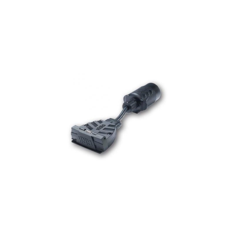 7 Pin Large Round Socket on Car to 7 Pin Flat Plug on Trailer Adaptor for trailer 7 Pin Large Round Socket on Car to 7 Pin Flat Plug on Trailer Adaptor for trailer