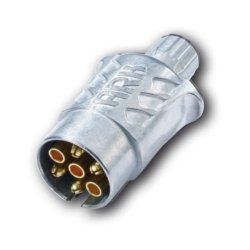 7 Pin Large Round Metal Trailer Plug for trailer