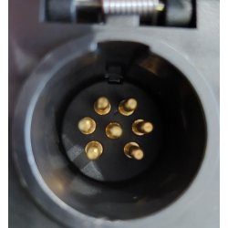 7 Pin Small Round Plastic Socket for car and trailer