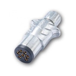7 Pin Small Round Metal Plug for trailer