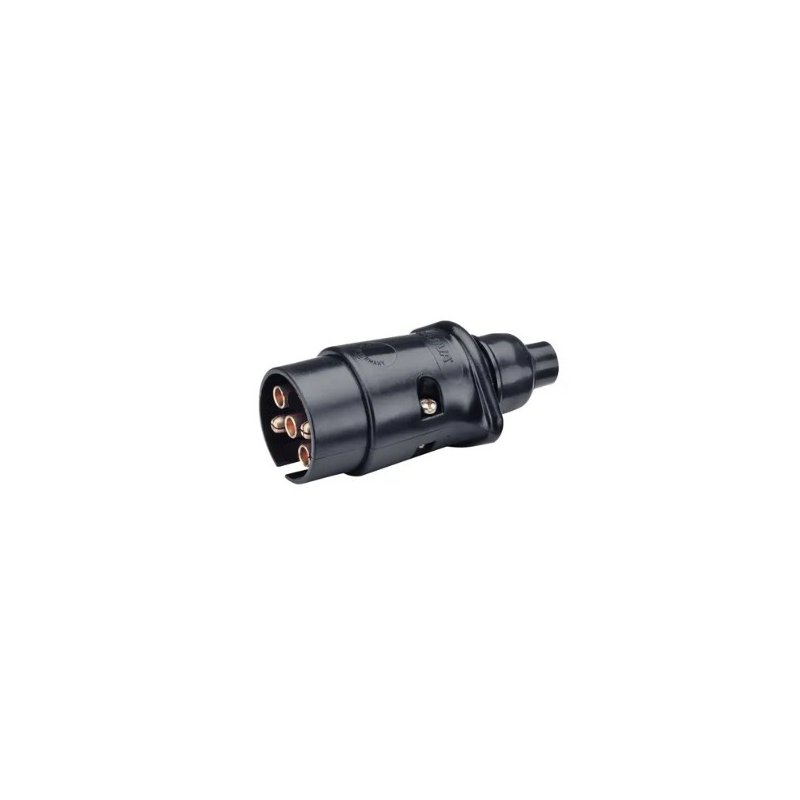 5 Pin Large Round Plastic Trailer Plug