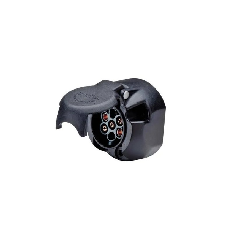 5 Pin Large Round Plastic Socket for trailer