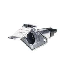 7 Pin Small Round Metal Trailer Socket