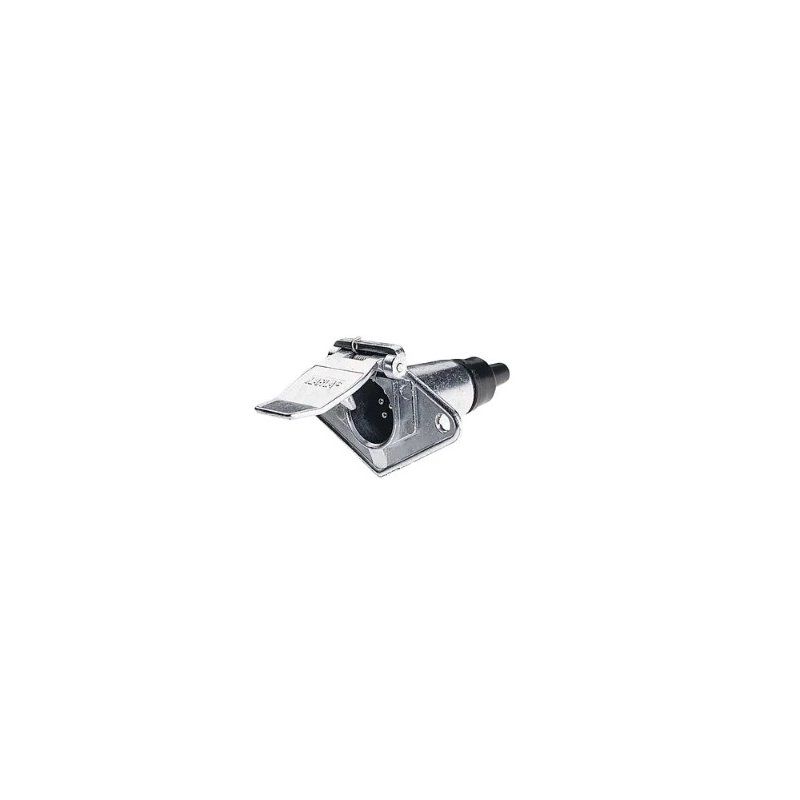 7 Pin Small Round Metal Trailer Socket 7 Pin Small Round Metal Trailer Socket
