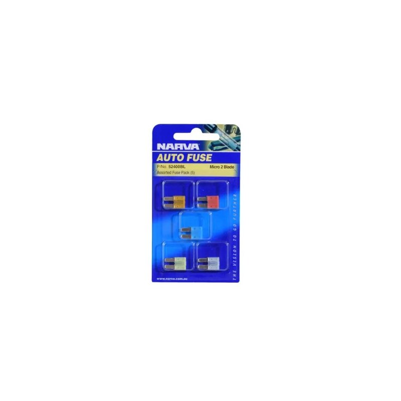 Micro 2 Blade Fuse Assortment (Pack of 5) Micro 2 Blade Fuse Assortment (Pack of 5)