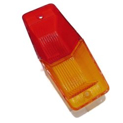 Red & Amber Side Marker Lens (Coffin Shaped) for trailer