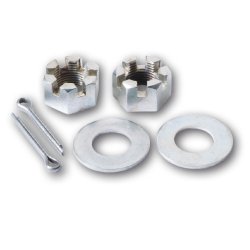 Axle Slotted Nuts, Split Pins & Washers Set for trailer