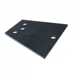 V Shape Coupling Base Plate (Suits 2 & 3 Hole Couplings) For Trailers