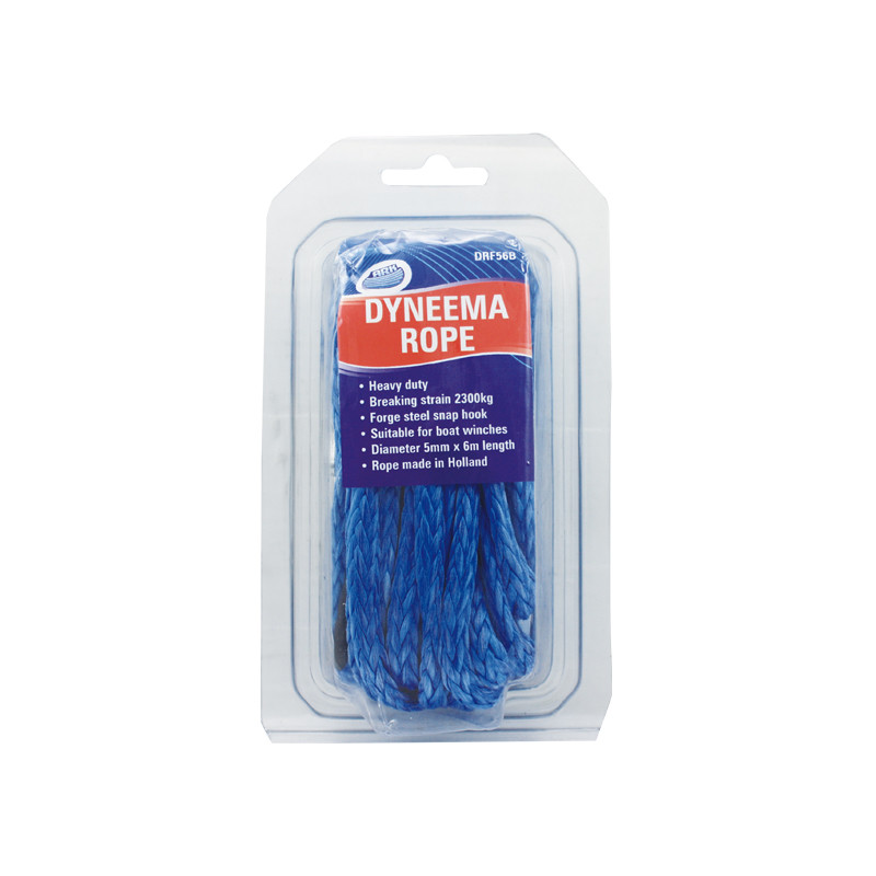 Trailer Winch Dyneema Rope 5mm X 6m (2300Kg Rated) For Trailer Trailer Winch Dyneema Rope 5mm X 6m (2300Kg Rated) For Trailer