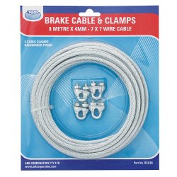 Galvanised Trailer Brake Cable For Trailer