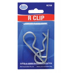 R-Clip To Suit Hitch Pin (Pack Of 2) For Trailer