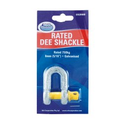 8mm D-Shackle (750Kg Rated) For Trailer