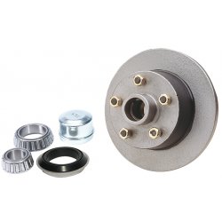 Ford Galvanised Trailer Disc Hub Kit (Ford Bearings) For Trailer