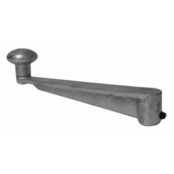 Manutec Long Heavy Duty Jockey Wheel Handle (Roll Pin) For Trailer