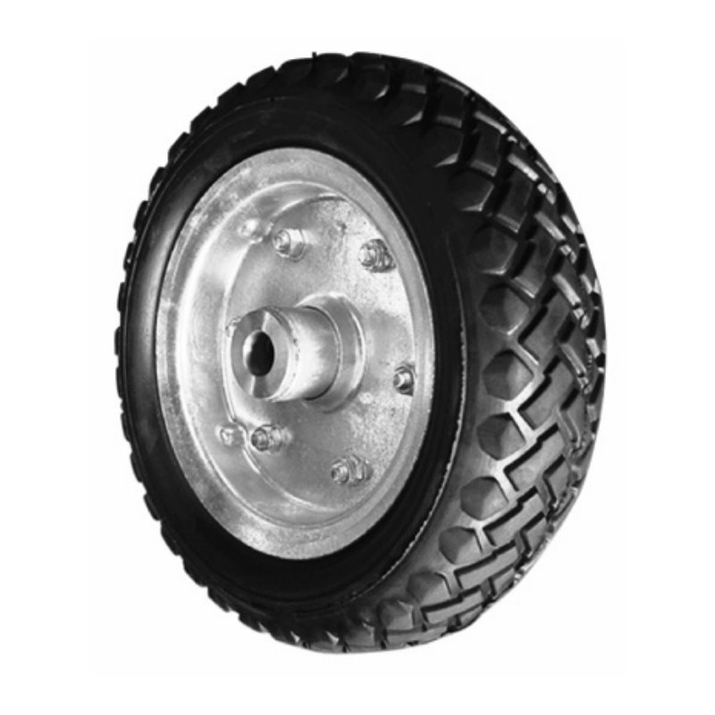 Manutec 10" Wheel With Solid Rubber Tyre and Brass Bush For Trailer Manutec 10" Wheel With Solid Rubber Tyre and Brass Bush For Trailer