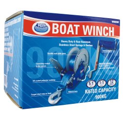 Boat Winch With Brake Lever System For Trailer