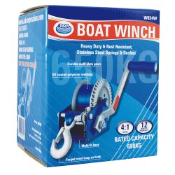 Boat Winch With Snap Hook For Trailer