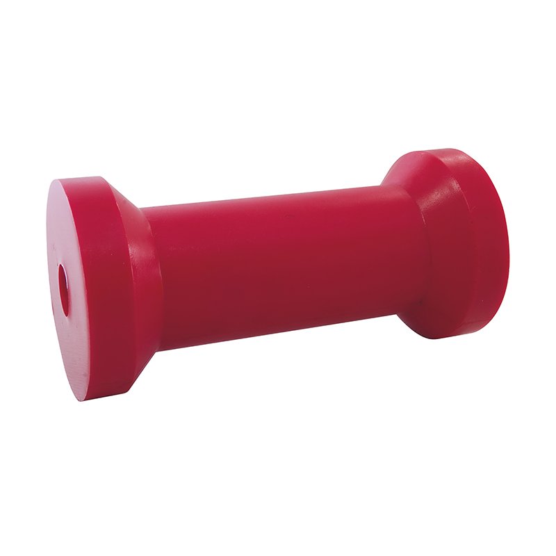 6" Keel Boat Trailer Roller (Red) For Trailer