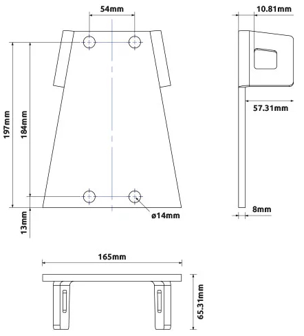 Heavy Duty Trailer Coupling Base Plate