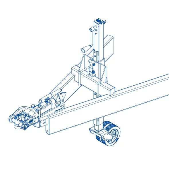 “A” Frame Drawbar Jockey Wheel